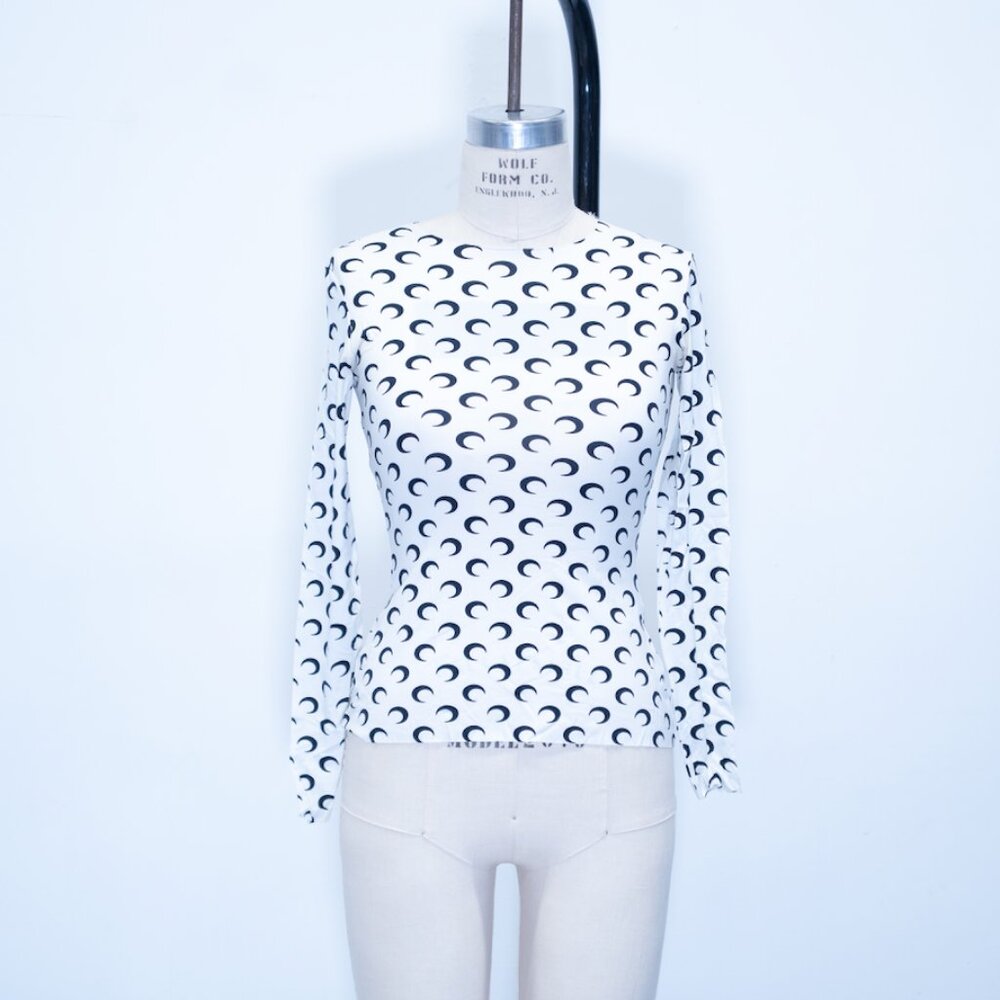 Marine Serre Moon Long Sleeve Top